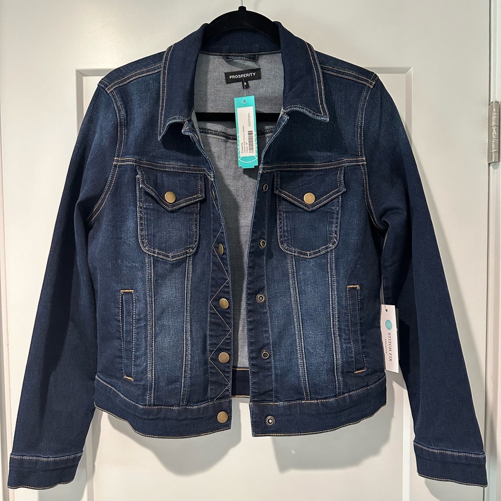 Prosperity Jolene Snap Button Jean Jacket